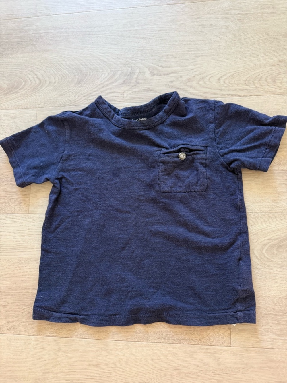 2T Navy Short-Sleeve Pocket Tee